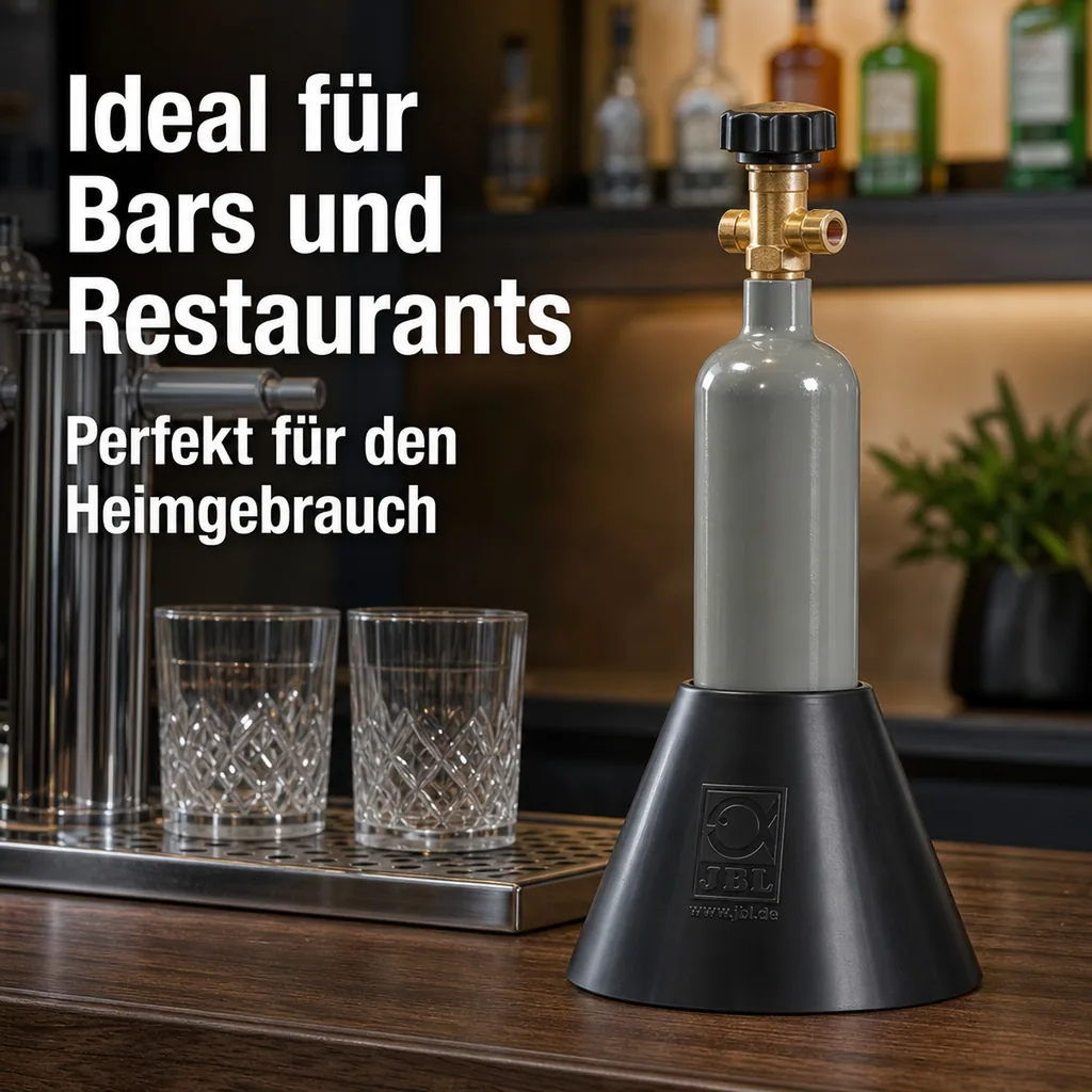 Standfuss, Standfuß Halterung für CO2-Flasche 0,5 kg