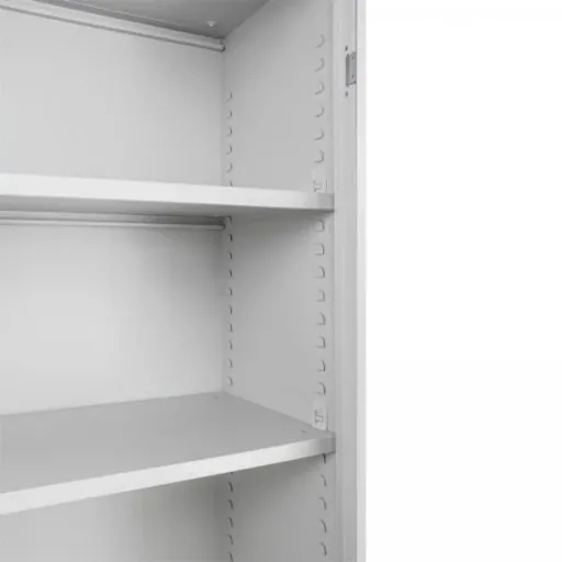 Flügeltürschrank RAL 7035, 195x92x42cm