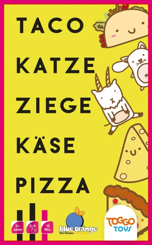 Gesellschaftsspiel Taco Katze Ziege Käse Pizza