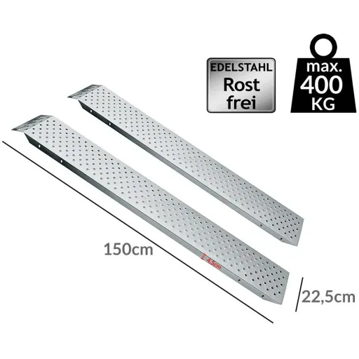 Laderampen-Set von 2 Max. 400 kg