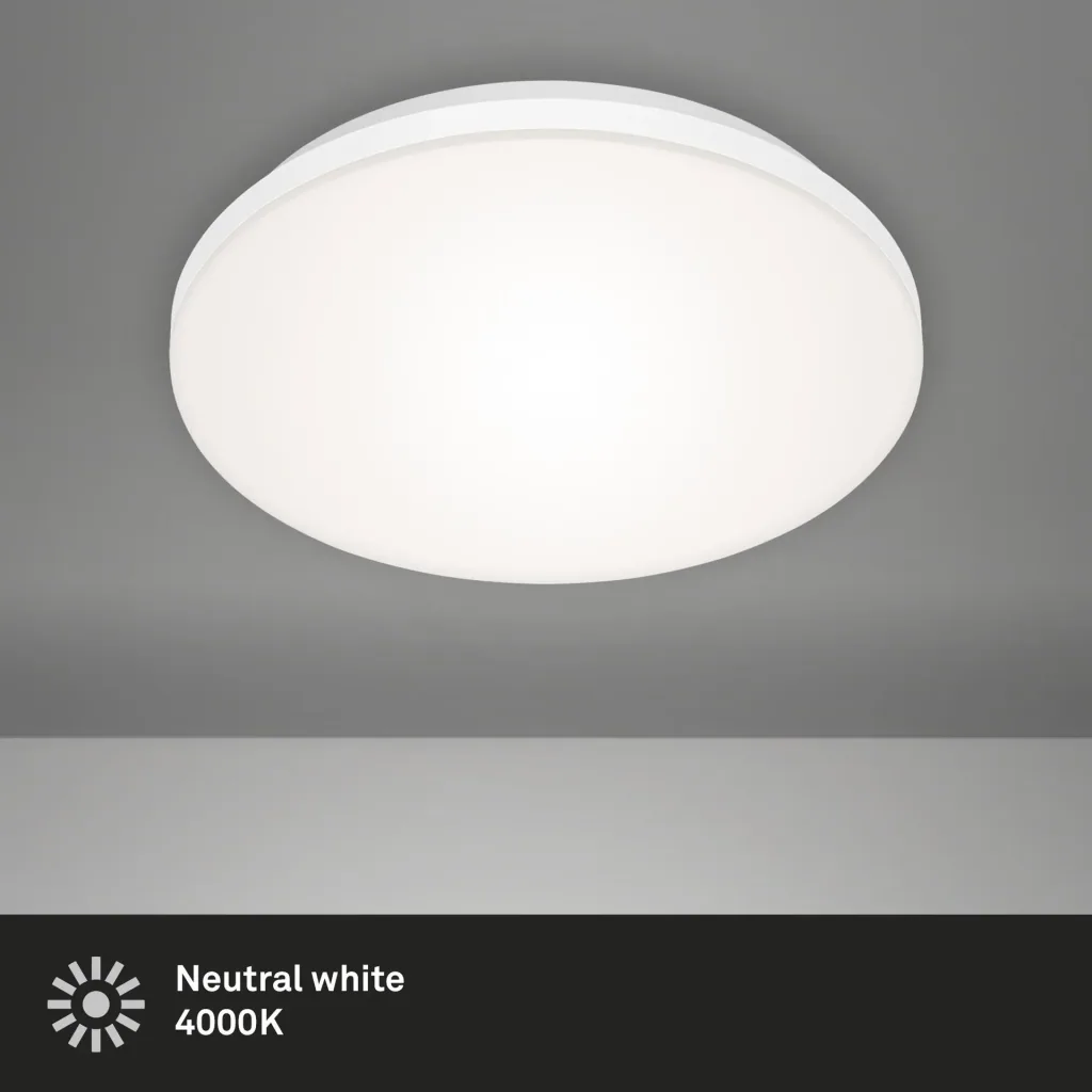 Rahmenloses LED Panel, rund, Ø 30, 12 Watt, weiß