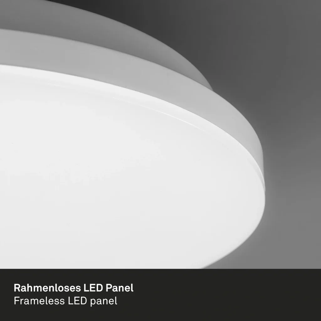 Rahmenloses LED Panel, rund, Ø 30, 12 Watt, weiß