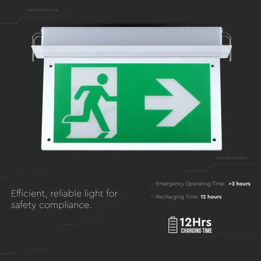 VT-522-S Notleuchte - LED - Anbauleuchte - 2W - IP20