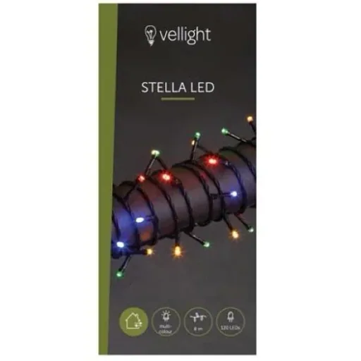 Vellight Weihnachtsbeleuchtung - 8m - 120 LEDs - Mehrfarbig - Innen & Außen