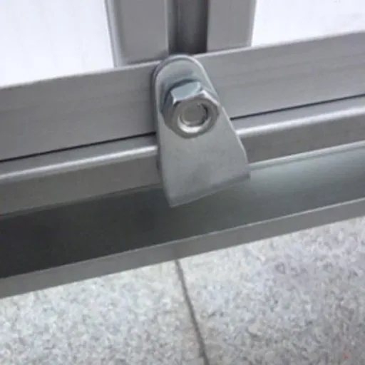 Aluminium-Gewächshaus 7,6 m³ mit Fundament