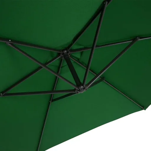 Sonnenschirm Aluminium Ø 300cm grün mit UV-Schutz 40+