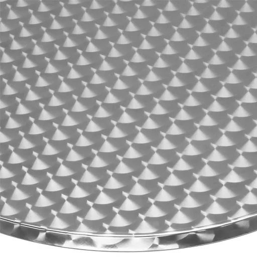 Tisch Aluminium Ø60cm in der Höhe verstellbar