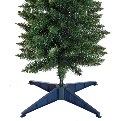 Weihnachtsbaum Tannenbaum mit Kunststoffständer 499 Spitzen PVC Grün Ø60 x 210 cm