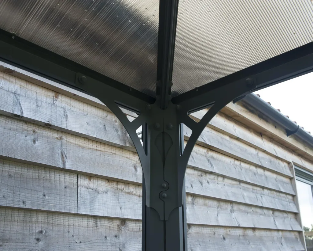 Pavillon „Palermo™ 3000“, Anthrazit, 295 x 295 x 276 cm