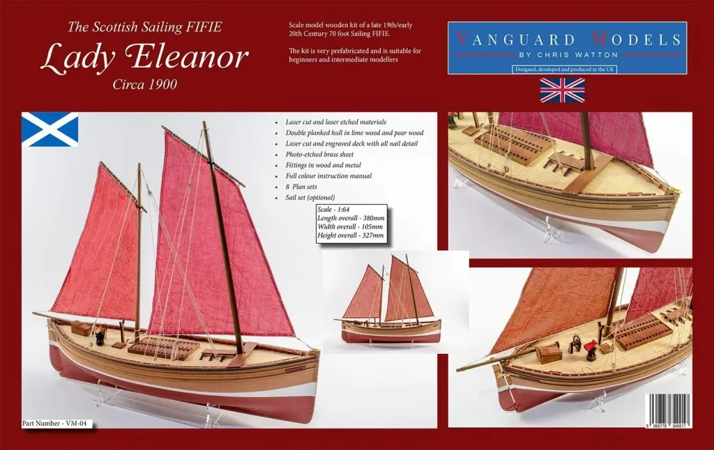 Bausatz Fifie Lady Eleanor im Maßstab 1:64