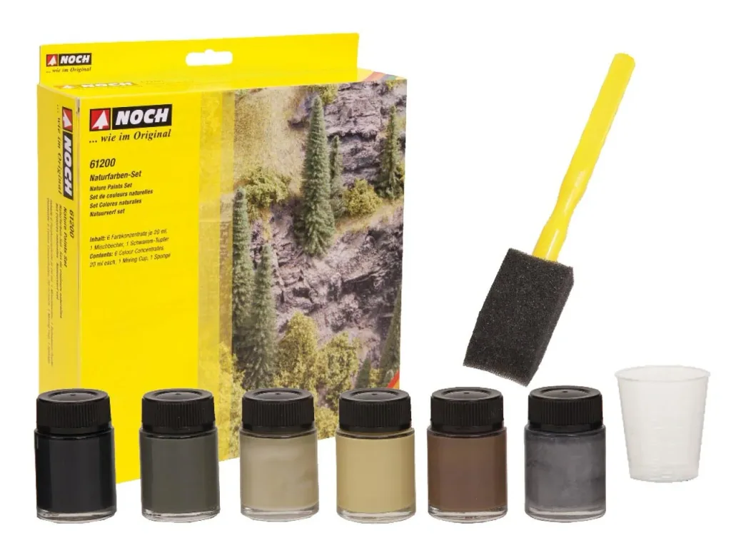 Naturfarben-Set, 6 Farbkonzentrate