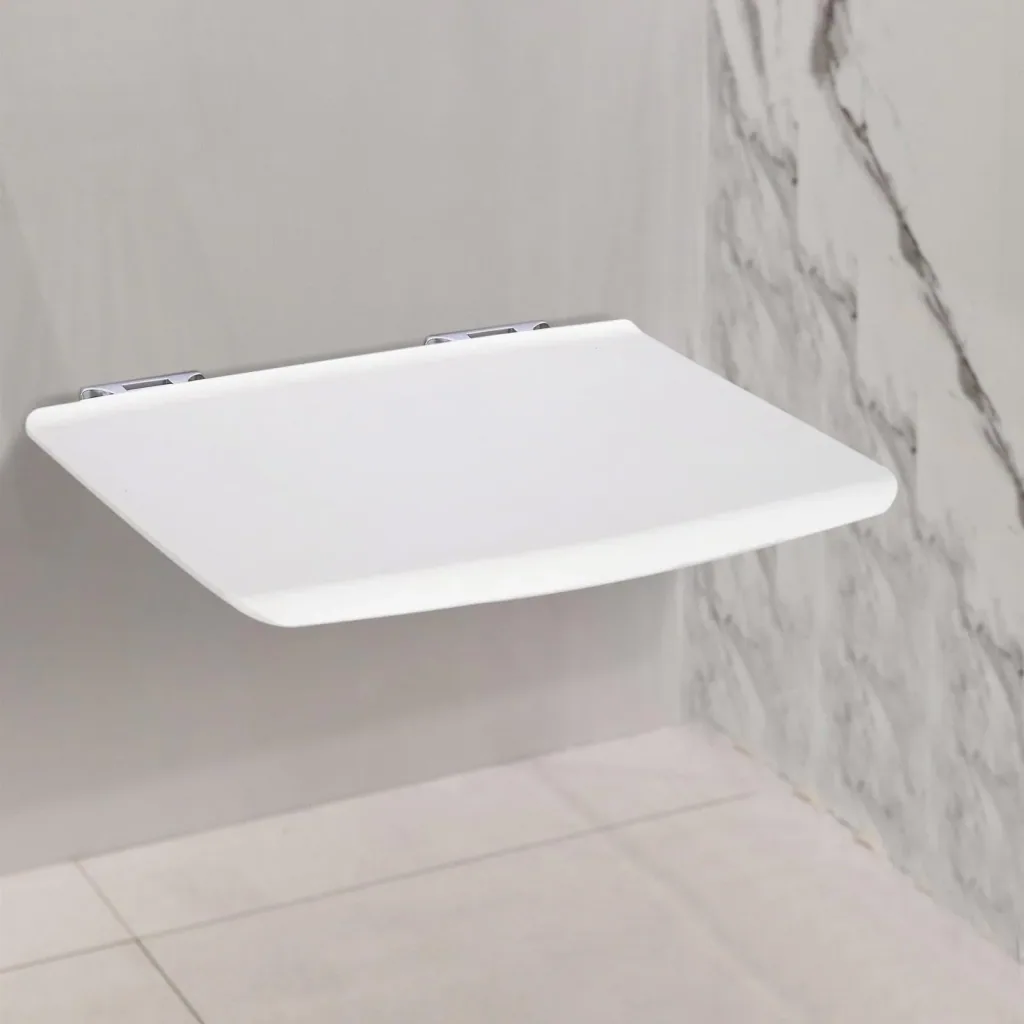 Duschklappsitz mit Wand-Schemel