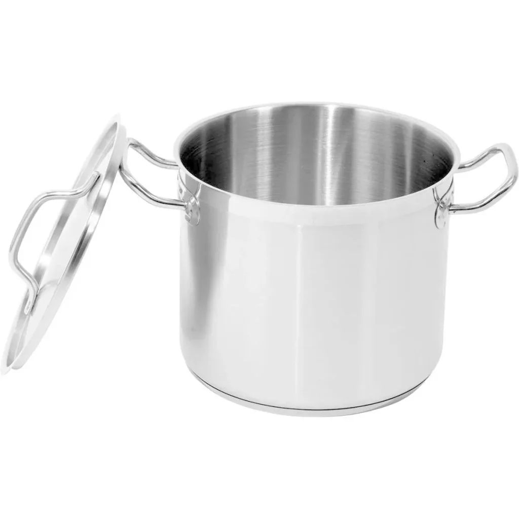 NL Suppentopf aus Edelstahl - Ø24 x 20 cm - 9L - Für alle Herdarten