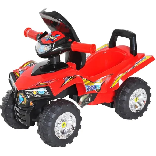 Elektroauto Kindermotorrad mit Musik und Licht Rot