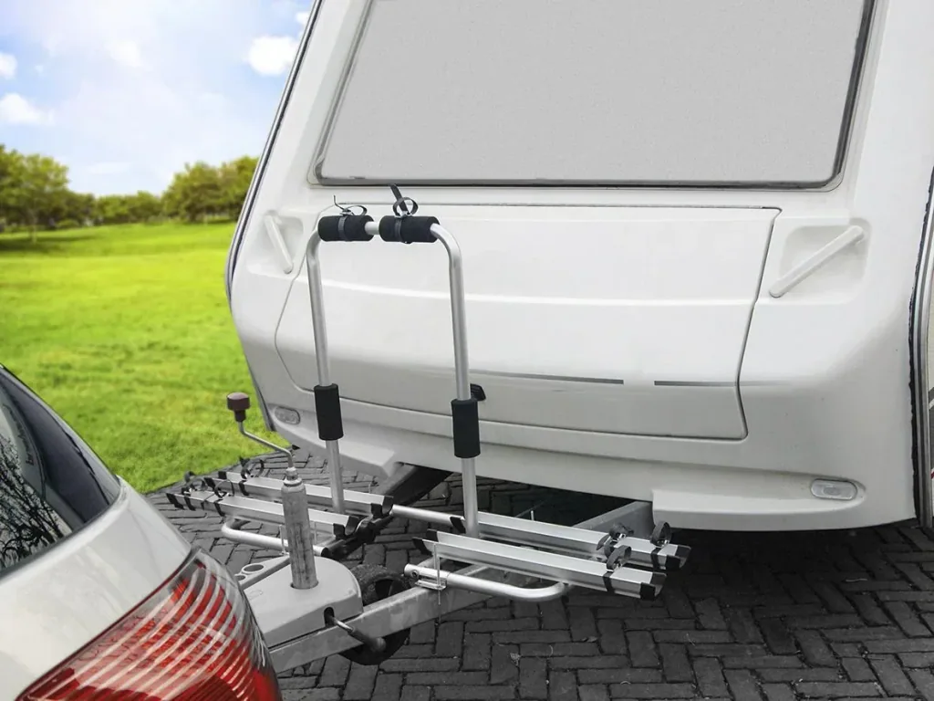 Deichsel Fahrradträger abklappbar