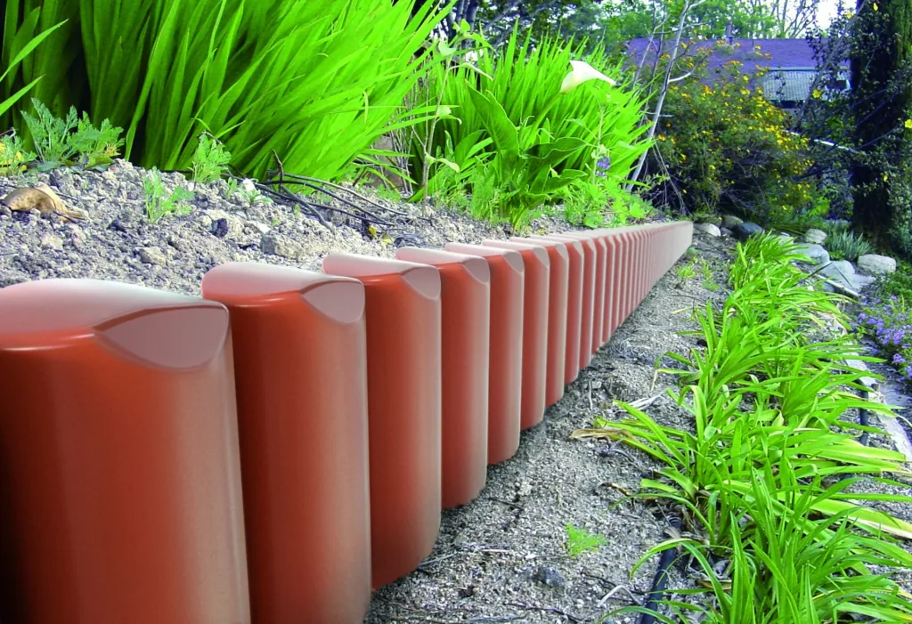 Beeteinfassung BORDER, terrakotta - 10 Stück, 2,5 m