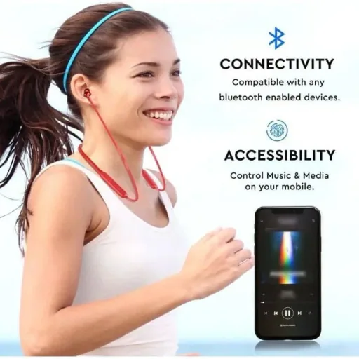 VT-6166 Headset Sport bluetooth - In-Ear-Kopfhörer - rot