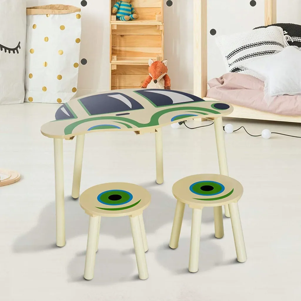 Kindersitzgruppe im Auto-Design