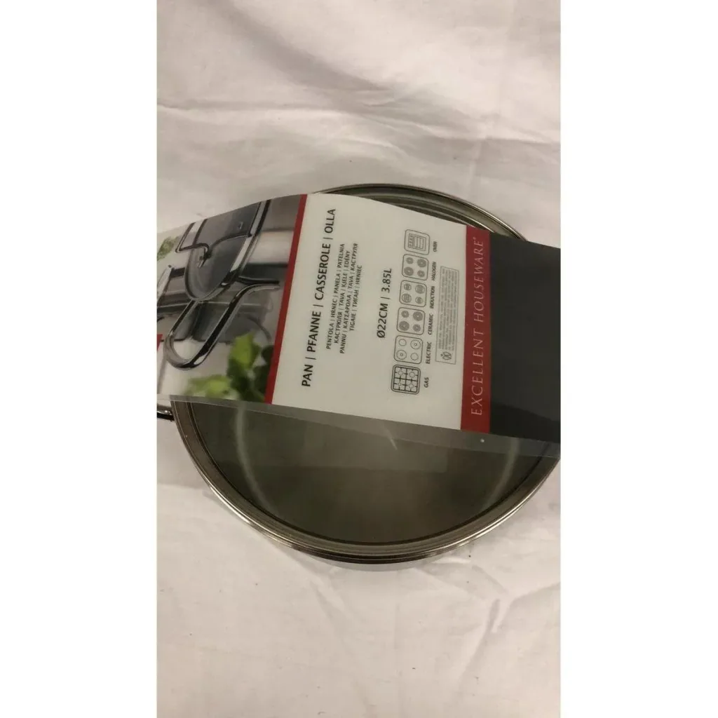 Kochtopf mit Glasdeckel - 22 cm Durchmesser