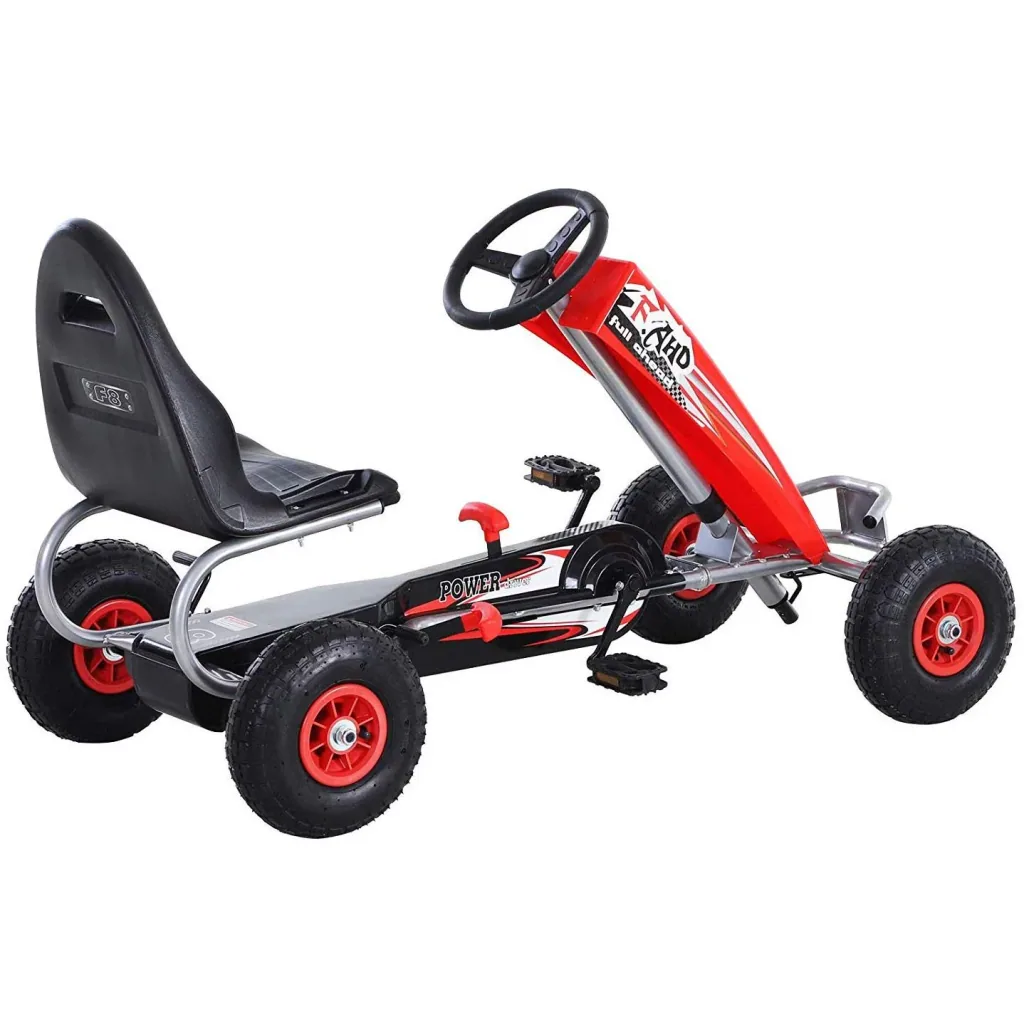 Go-Kart mit Handbremse