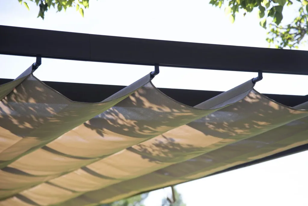 Paragon Outdoor Aluminium Pergola Modena 12x20 espresso