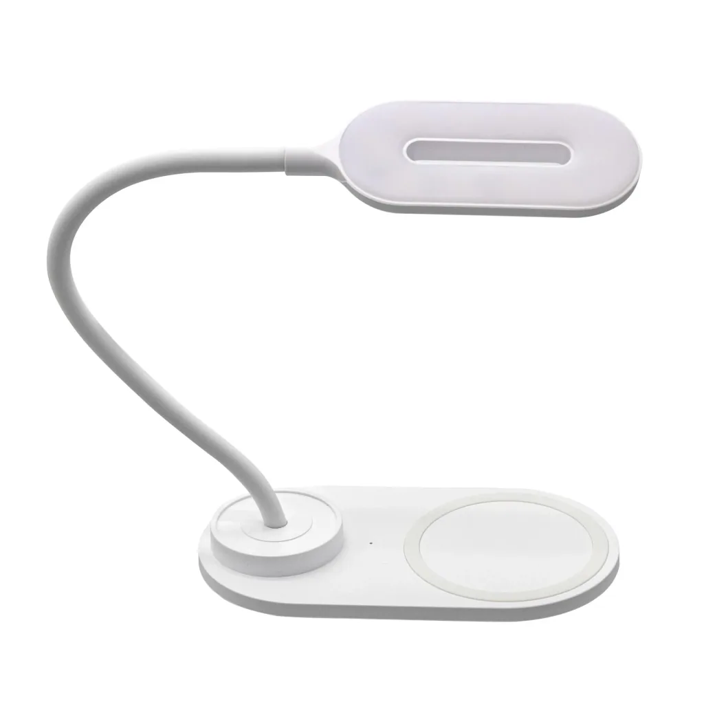 LED Schreibtischlampe mit QI Ladepad 5 Watt, Lichfarbe umschaltbar