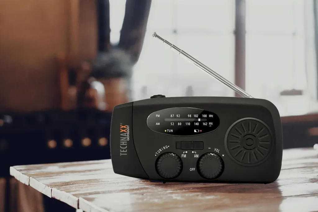 Solar Kurbel Radio mit Taschenlampe