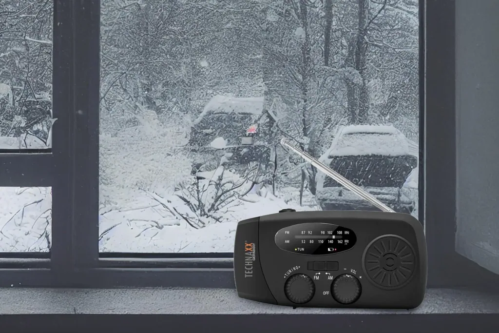 Solar Kurbel Radio mit Taschenlampe