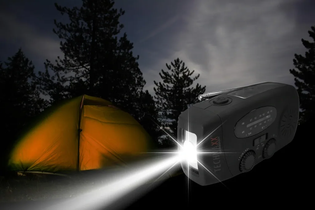 Solar Kurbel Radio mit Taschenlampe