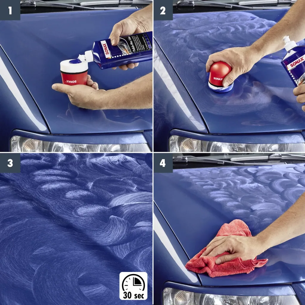 Polish+Wax Color blau 500 ml