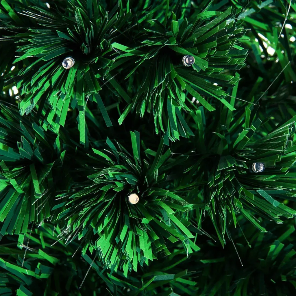 Weihnachtsbaum Tannenbaum LED Lichtfaser 8 Lichtmodi 120cm