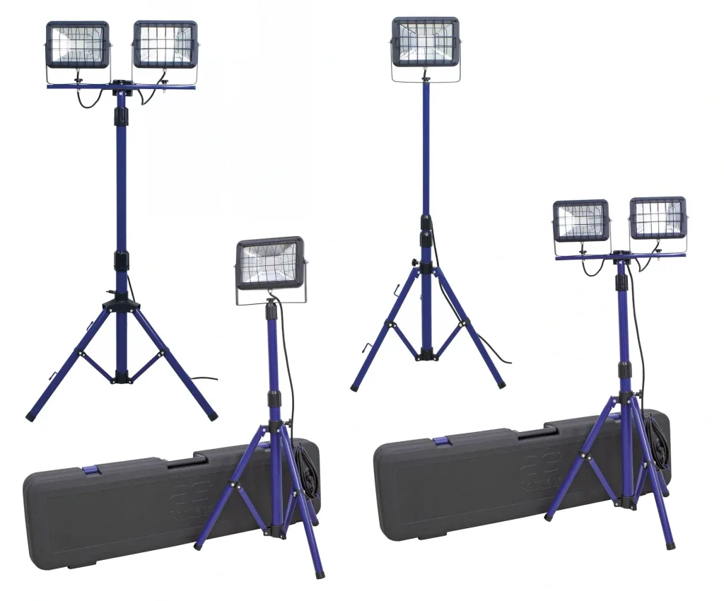 LED-Strahler 2 x 30W auf Stativ ,mit Samsung-Chip