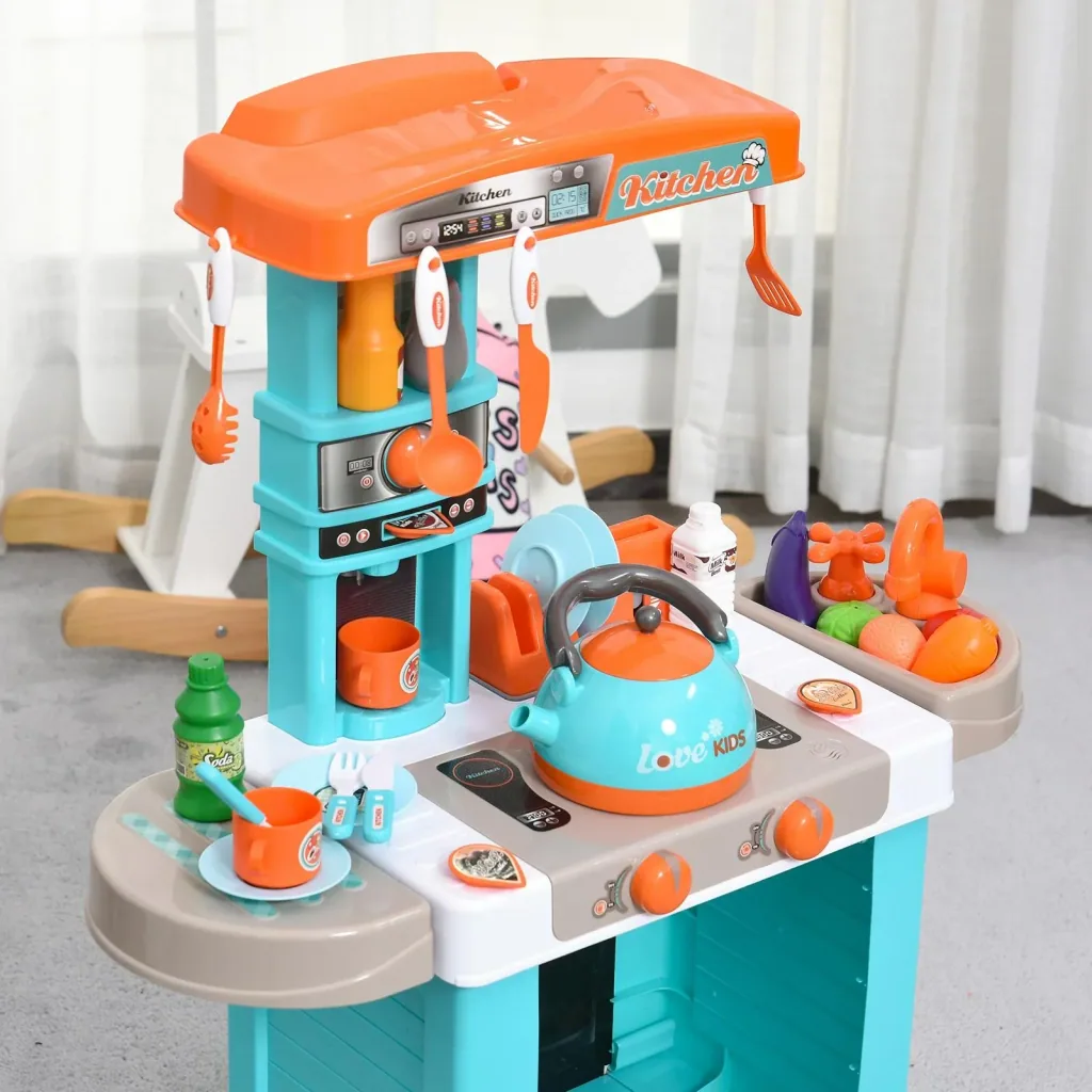 Kinderspielküche mit Licht- und Soundeffekten