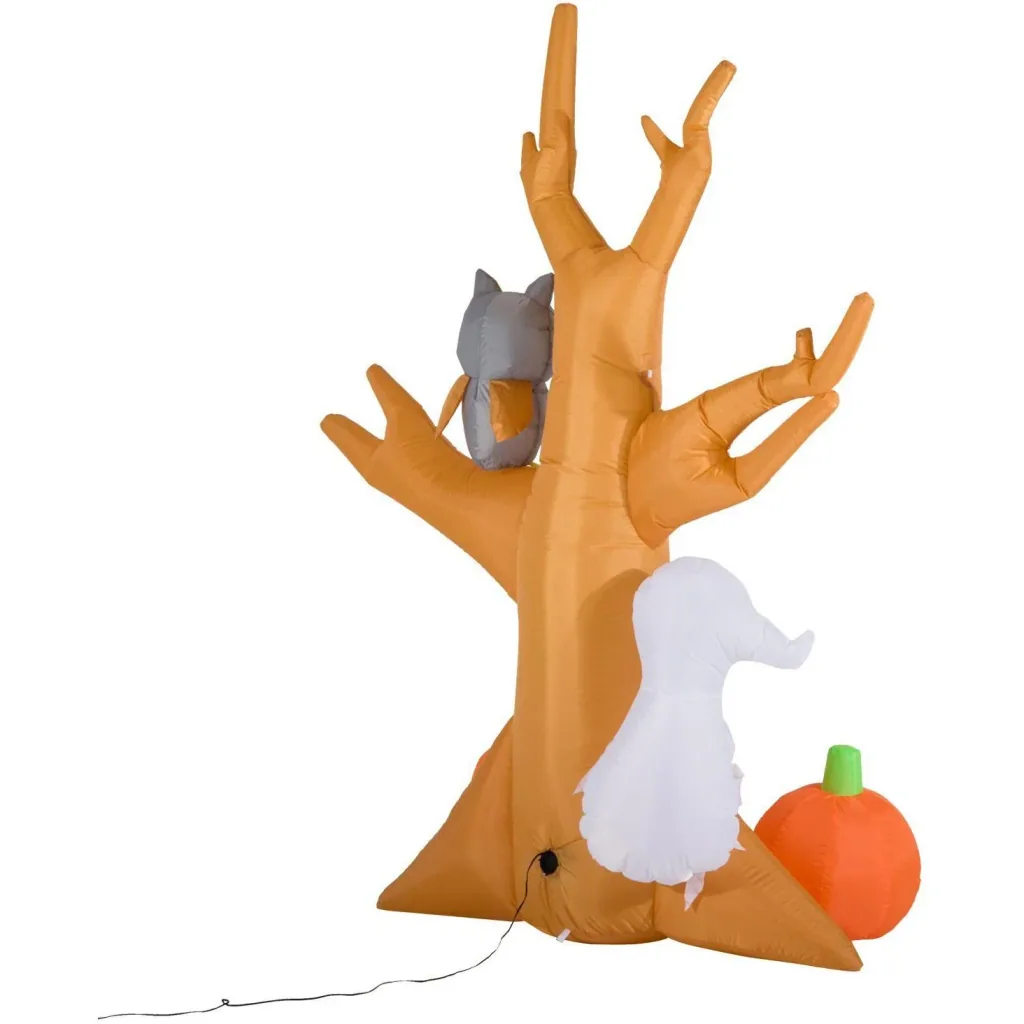 Halloween aufblasbarer Spukbaum mit Beleuchtung 240 cm