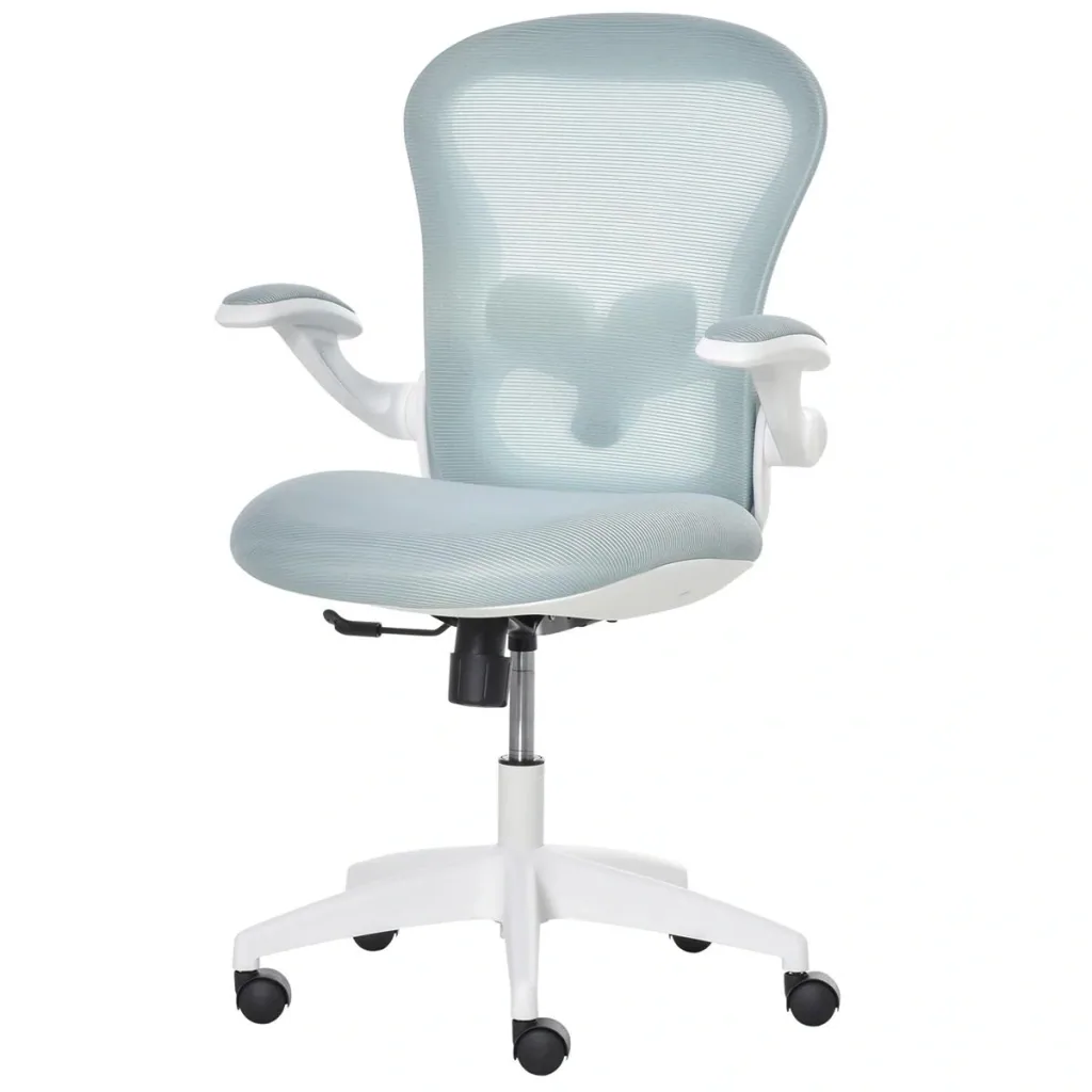 Bürostuhl mit Mesh-Gewebe Schreibtischstuhl Höhenverstellbarer Gaming-Stuhl Home-Office ergonomisches Design Schaumstoff