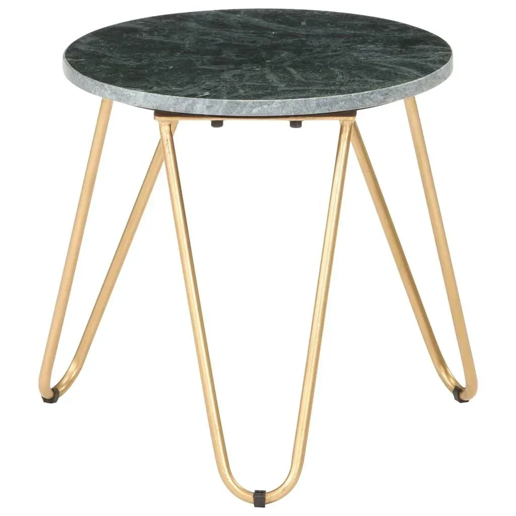 Couchtisch 40x40x40 cm echter Stein mit Marmorstruktur grün