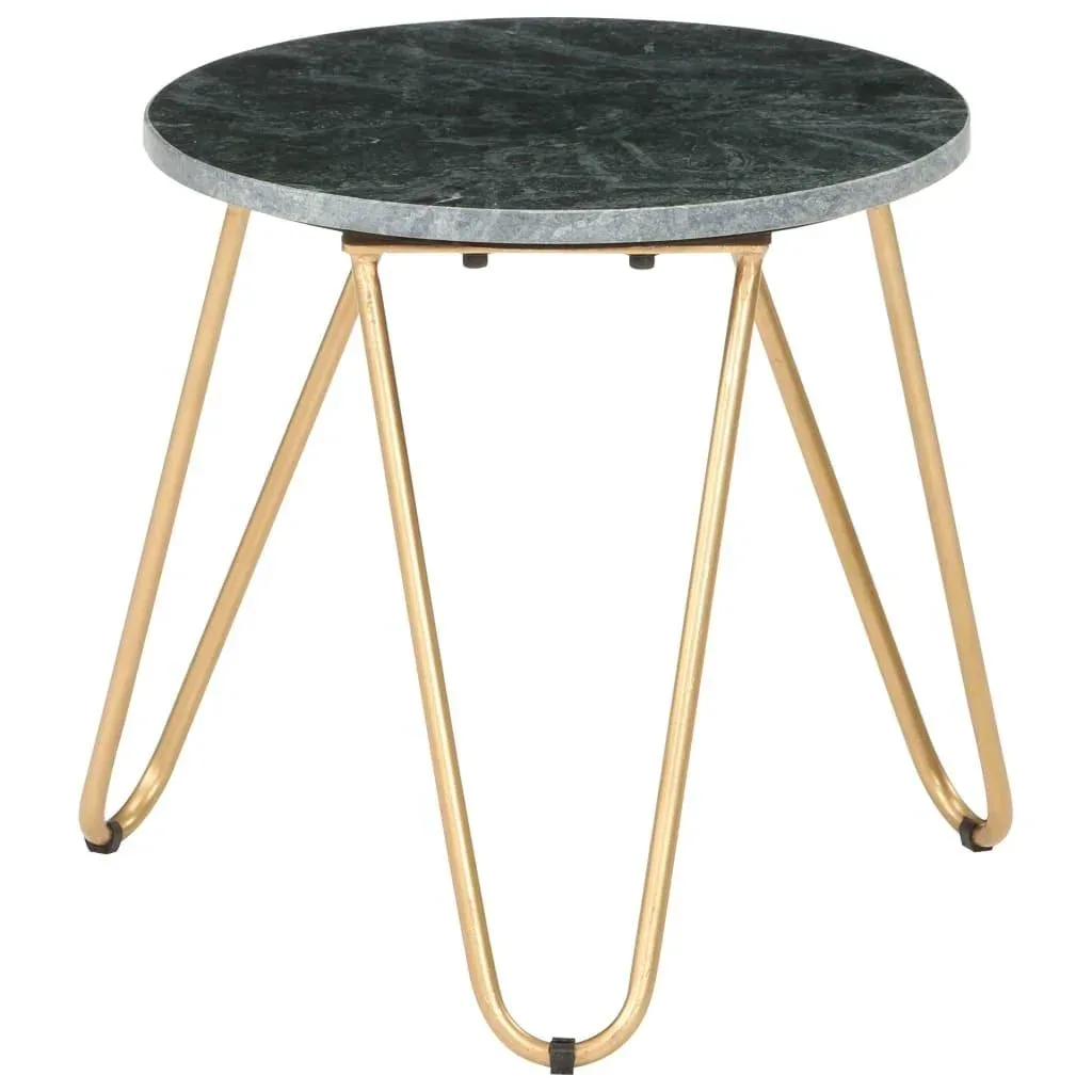 Couchtisch 40x40x40 cm echter Stein mit Marmorstruktur grün
