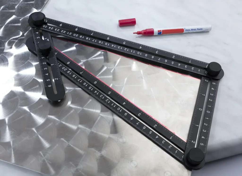 Universal Schablone Aluminium