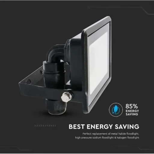 VT-138 LED-Flutlicht - 30W - 2340 Lm - 4000K - Schwarz