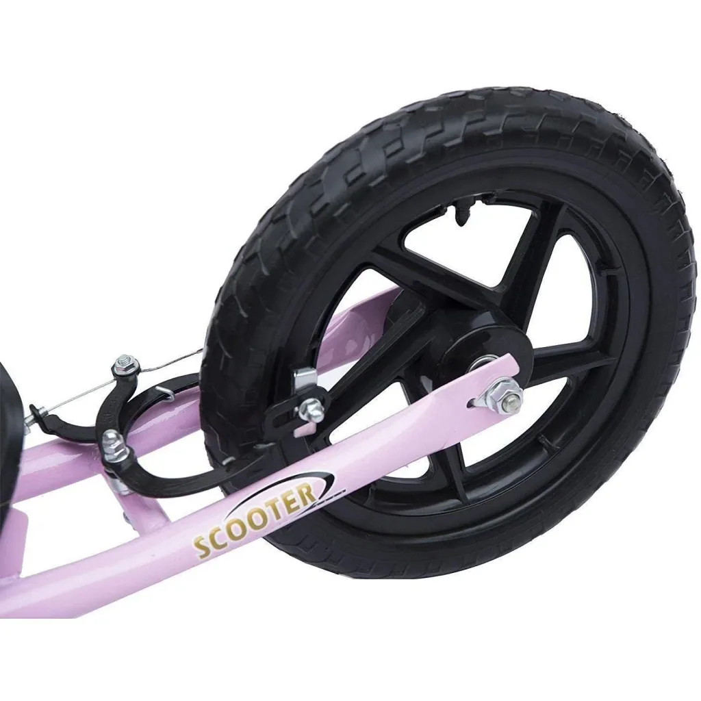 Tretroller Scooter 12 Zoll Cityroller Kinder Roller Bike rosa