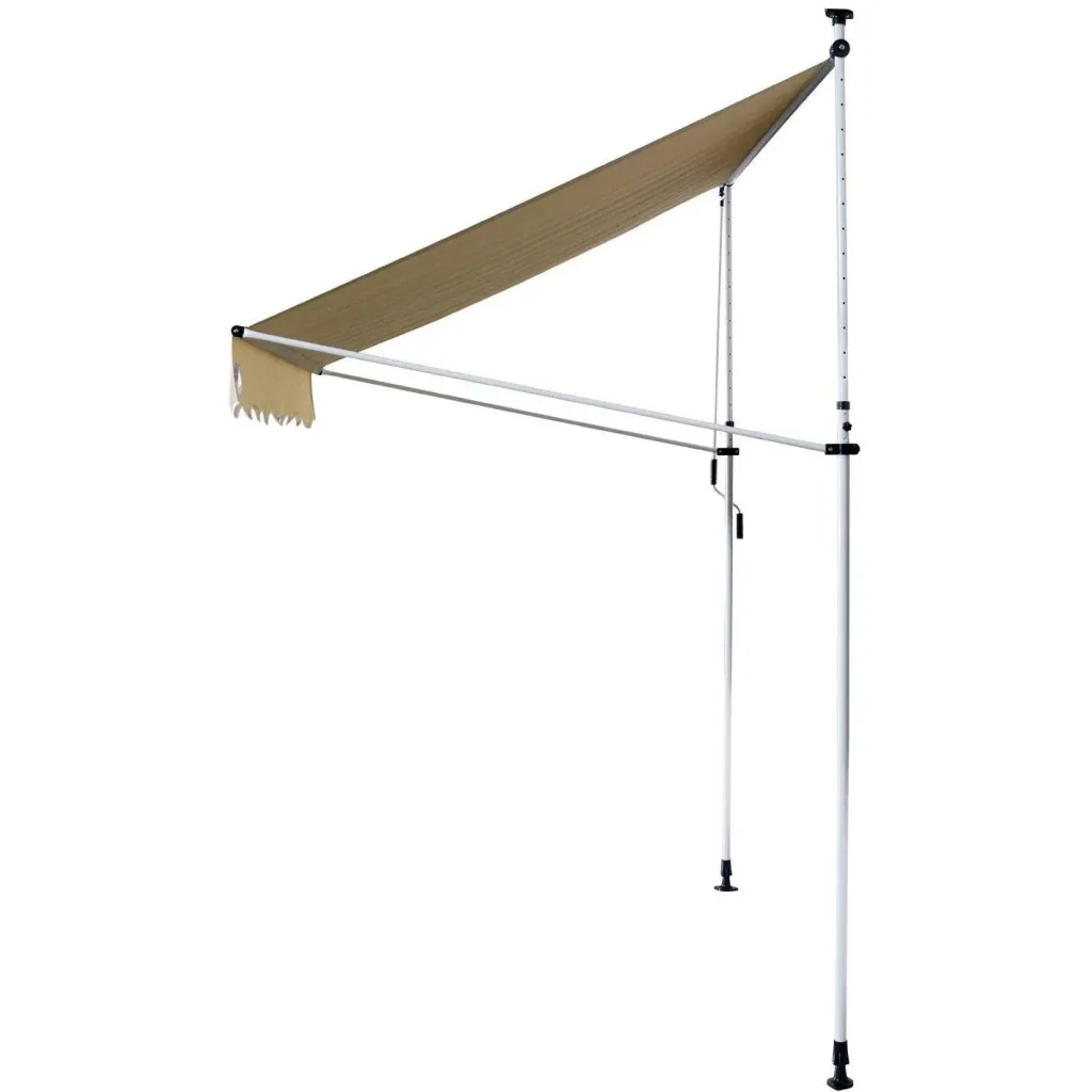 Markise Klemmmarkise Beige 300 x 150cm