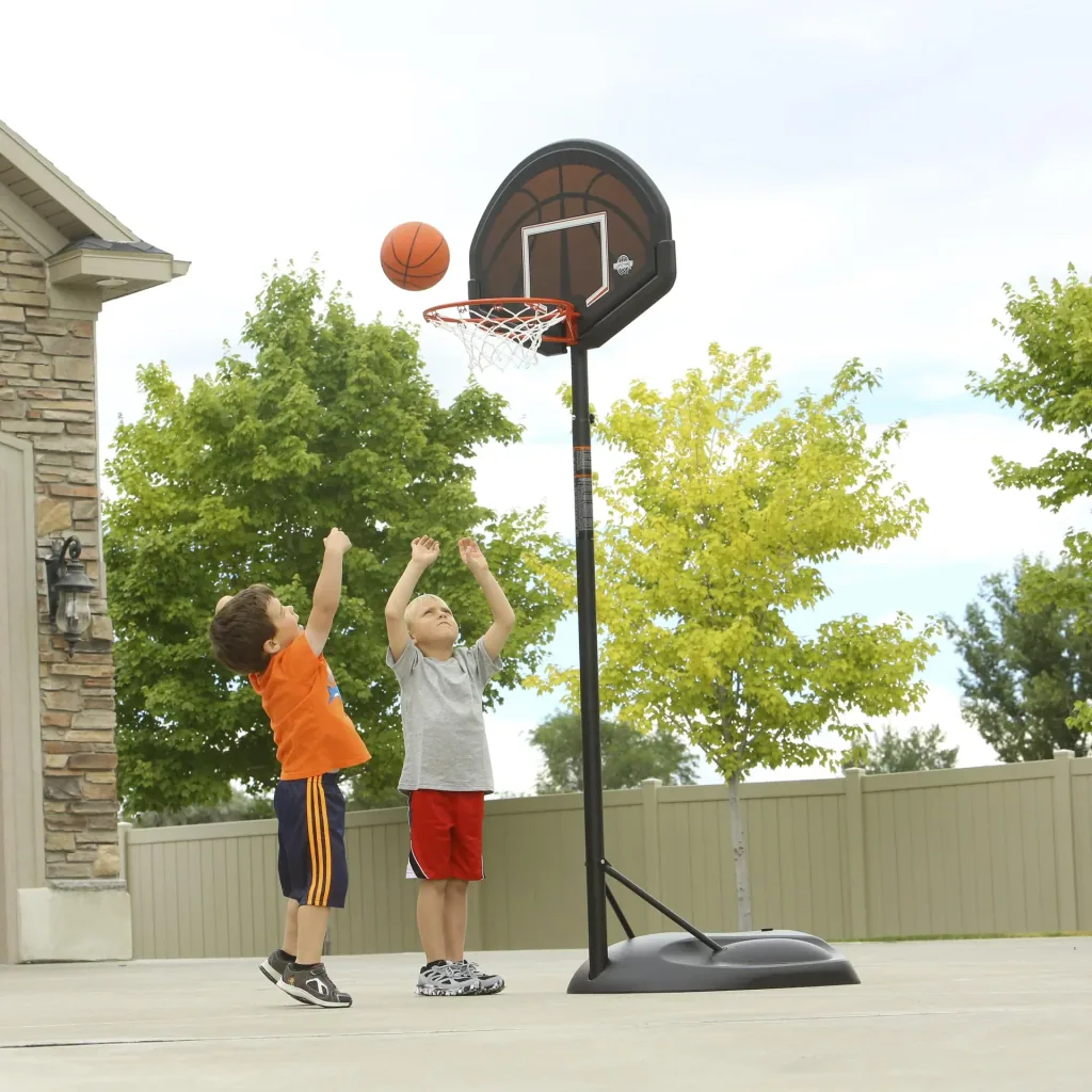 Basketball Korb Alabama Schwarz/Rot