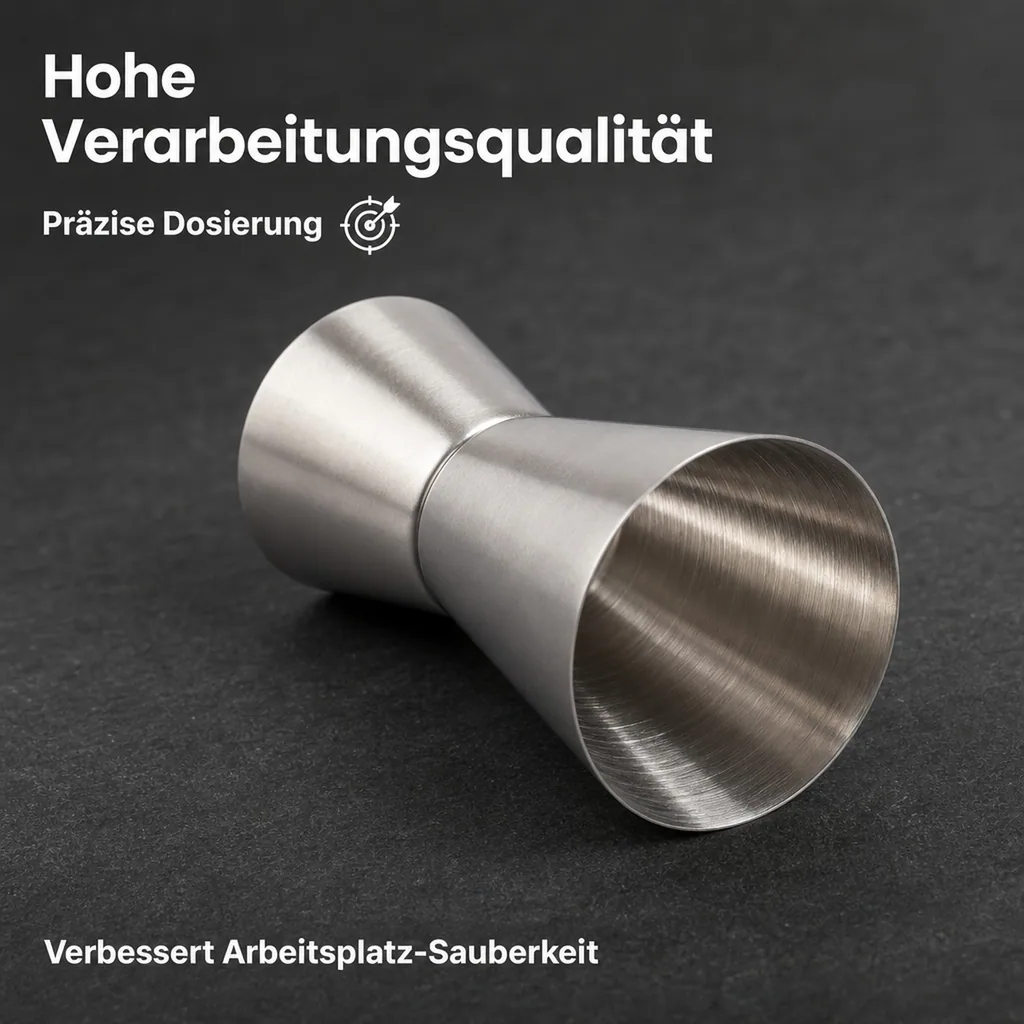 Jigger, Cocktail Messbecher - Edelstahl (20/40 ml), Bar & Gastronomie