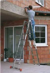 Gelenk Doppelleiter Alu 2 X 6 Sprossenleiter
