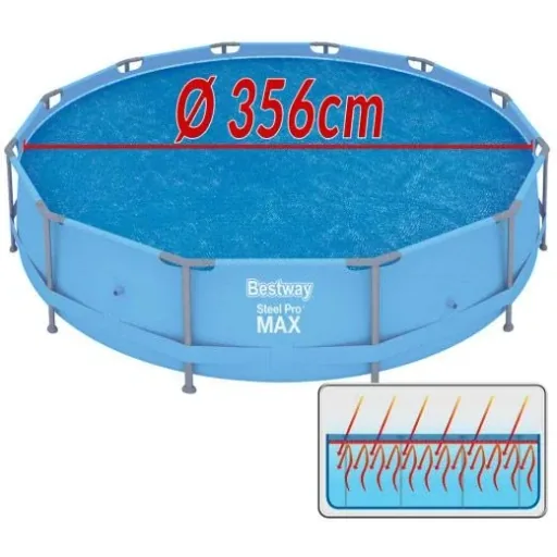 Poolabdeckung à 356 cm für Fast Set Pool à 366 cm