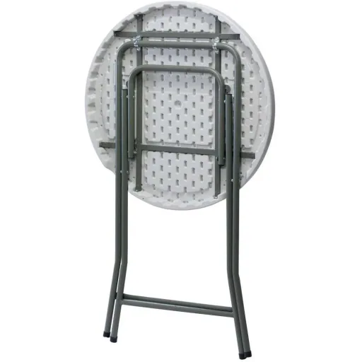 Klappbarer Tisch - 80 x 110 cm MIT schwarzem Bezug