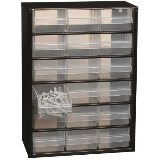 Raaco Schublade DIY Stahl mit 18 Schubladen