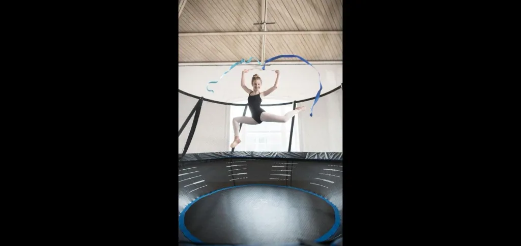 Freebound Trampolin BOWL, 416 cm mit Sicherheitsnetz, Outdoor-Trampolin, 416 cm, rund, für Kinder und Erwachsene