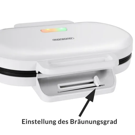 Waffeleisen - 1200 W - Herzform