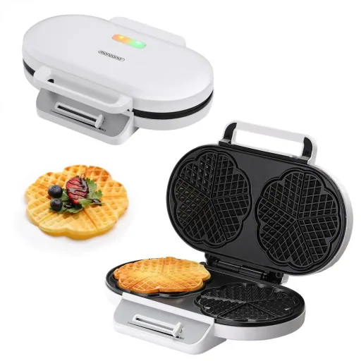 Waffeleisen - 1200 W - Herzform